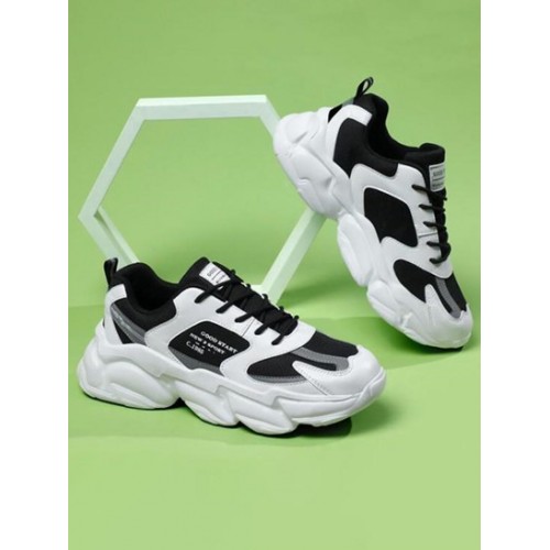 Breathable Letter Chunky Sneakers