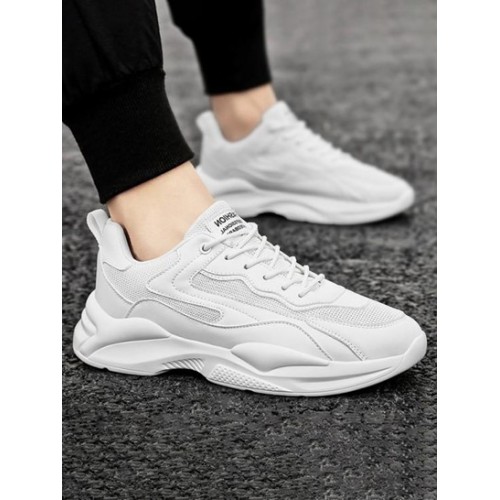 Breathable Lace Up Sneakers