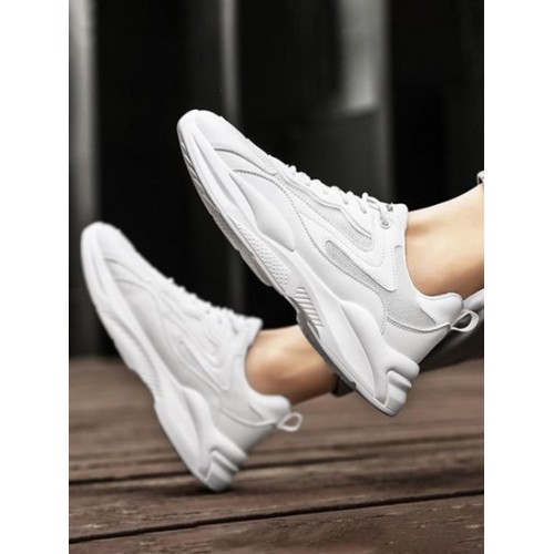 Breathable Lace Up Sneakers