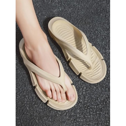 Light Solid Color Beach Flip Flops